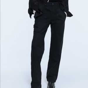 Zara ZW premium straight leg worker jeans US 28/6